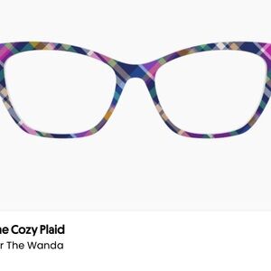 Official Pair Eyewear Cozy Plaid Topper for Wanda Frames